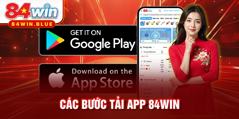Các bước tải app 84WIN